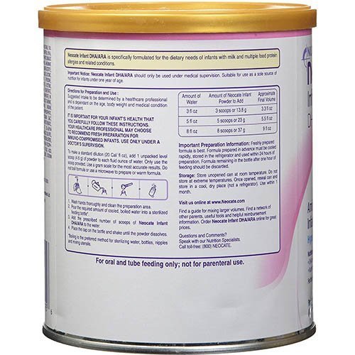 Neocate DHA/ARA Amino Acid Based Infant Formula with Iron from 0-12M,400 gm