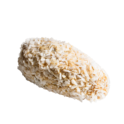 Buckwheat white chocolate covered date with coconut flakes 30G