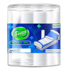 Finesse Medical couch Roll 45" X 45" paper roll , 2 ply 12 rolls for Massage and Exam tables